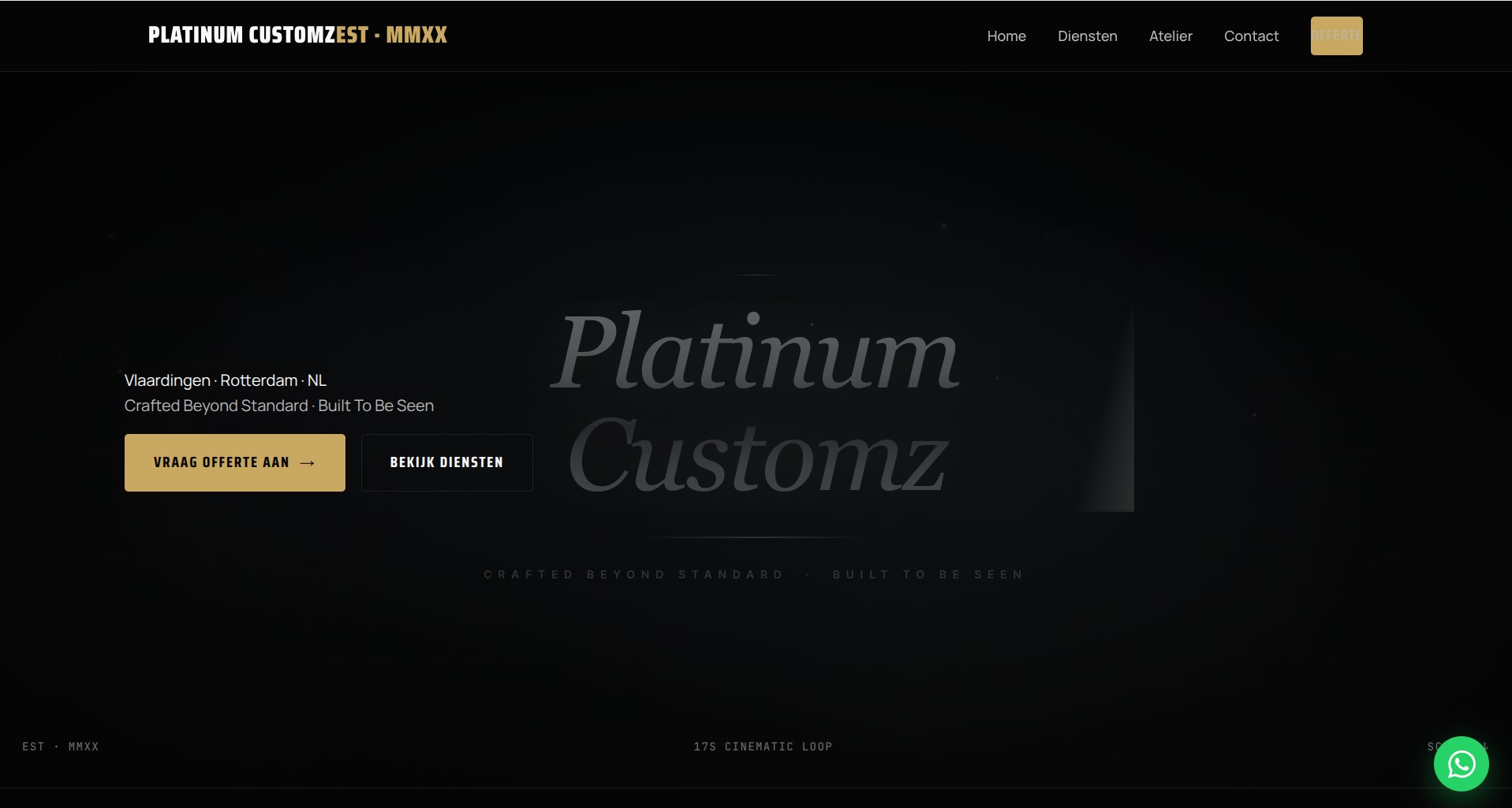 Luxury car interior — Platinum Customz 3D builder